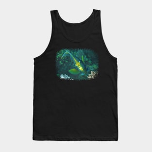 Angelfish | Floats in the coral reef | Tank Top